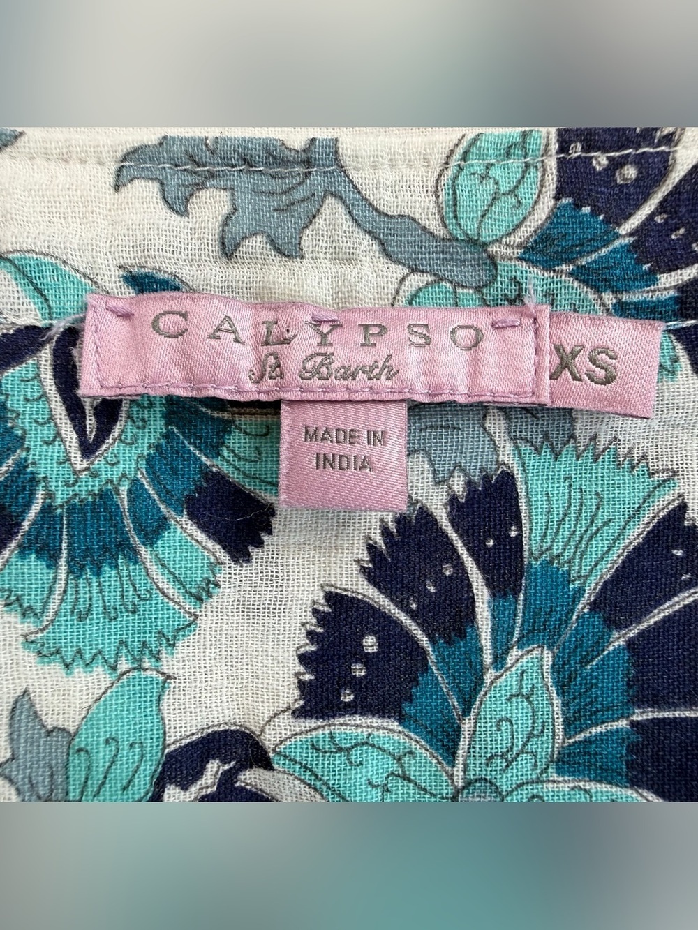 Calypso St. Barth Floral Boho Resort Wear Mini Dress Size XS EUC - Picture 7 of 9